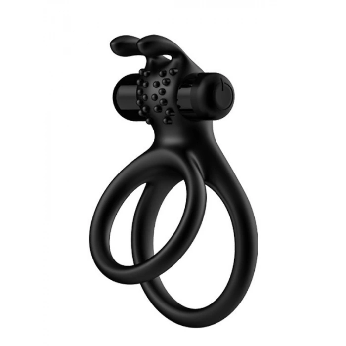 VipMarketim Çift Halkalı Manyetik Şarjlı Penis ve Testis Halkası – Klitoris Uyarıcılı, Suya Dayanıklı, Çiftler İçin Tasarlanmış Titreşimli Model