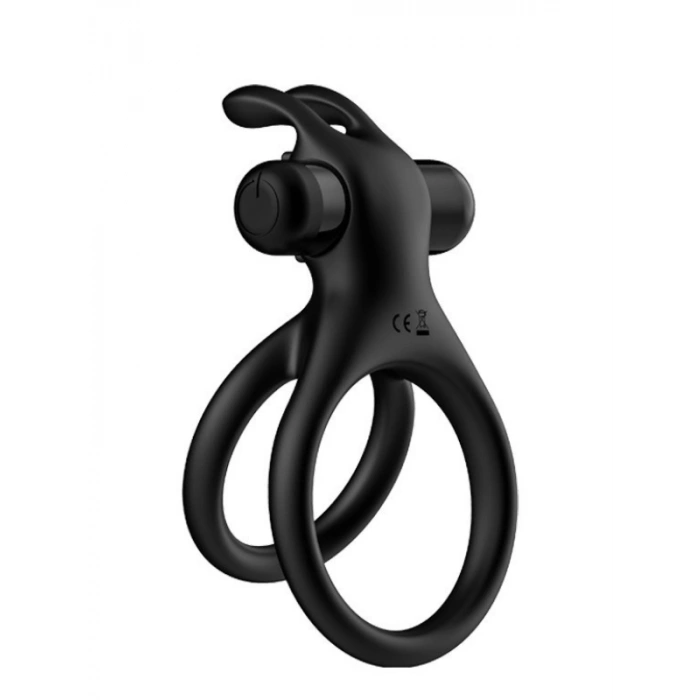 VipMarketim Çift Halkalı Manyetik Şarjlı Penis ve Testis Halkası – Klitoris Uyarıcılı, Suya Dayanıklı, Çiftler İçin Tasarlanmış Titreşimli Model