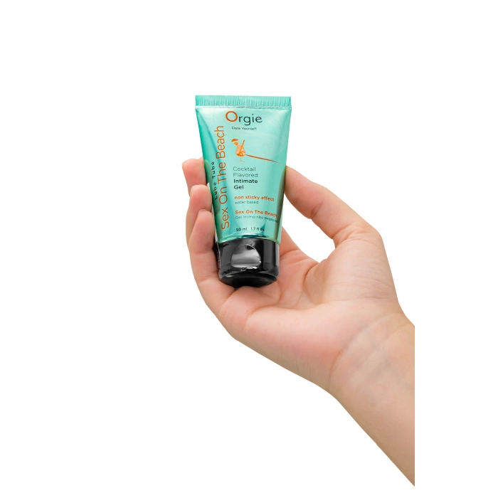 VipMarketim Orgie Lube Tube Cocktail Sex On The Beach – Yenilebilir Aromalı Kayganlaştırıcı Jel 50 Ml