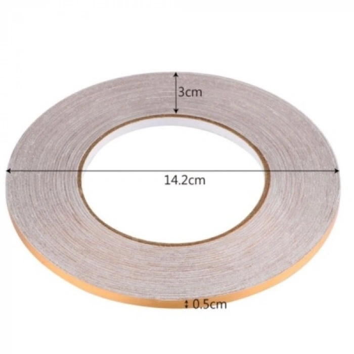 VipMarketim 0.5 cm x 50 Metre Gold Fayans Arası Şerit Bant