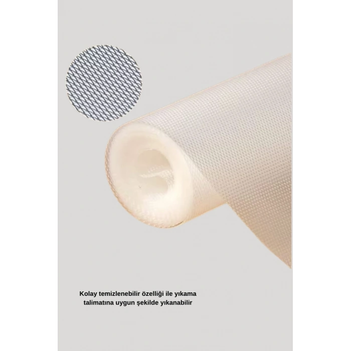 VipMarketim 10 Metre Silikon Tabanlı Şeffaf Çekmece Düzenleyici Aparat