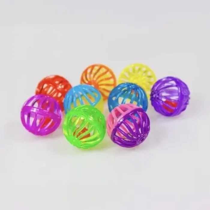 VipMarketim 100 Adet Çıngıraklı Kedi Topu