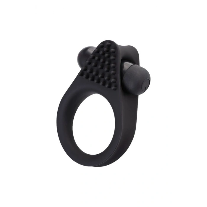 VipMarketim %100 Silikon Titreşimli Siyah Penis Halkası