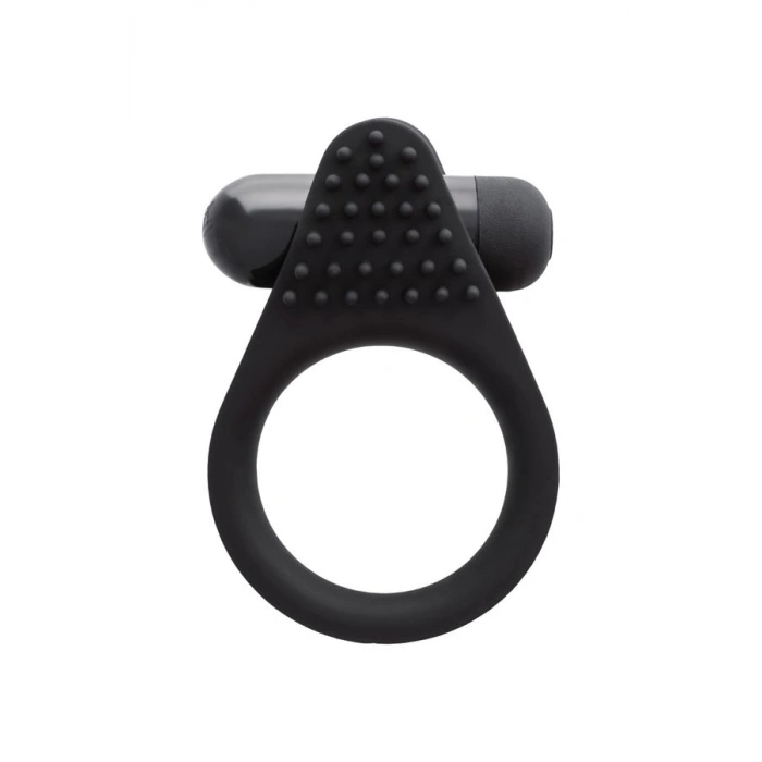 VipMarketim %100 Silikon Titreşimli Siyah Penis Halkası