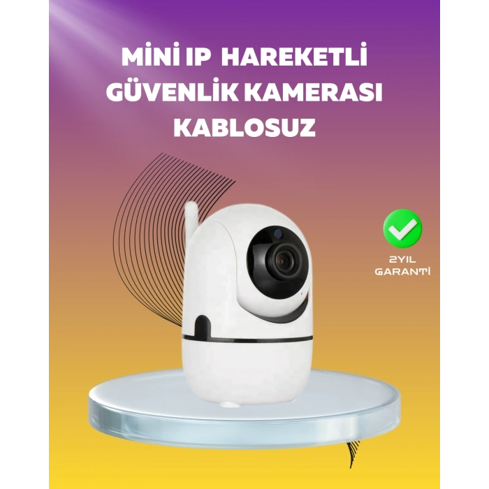 VipMarketim 1080P WiFi Akıllı Güvenlik Kamerası – Pan & Tilt Hareket Takip ve İki Yönlü Ses