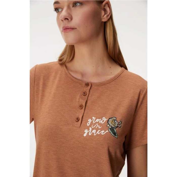 VipMarketim 11364 Kadın T-shirt Ve Pantolon Takım