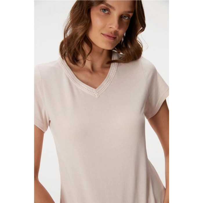 VipMarketim 11407 Kadın T-shirt Ve Şort Takım