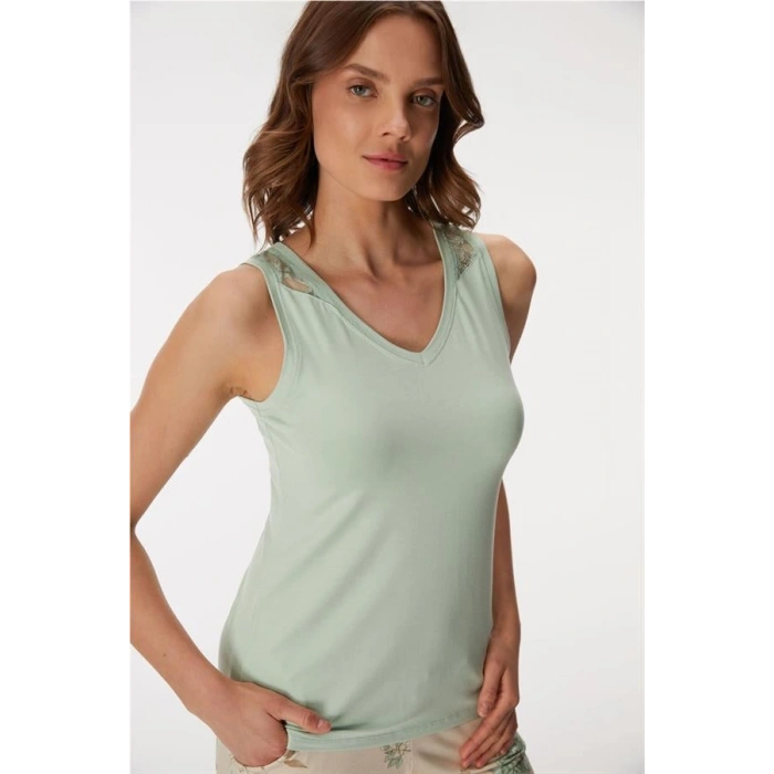 VipMarketim 11412 Kadın Atlet Ve Kapri Pantolon Takım