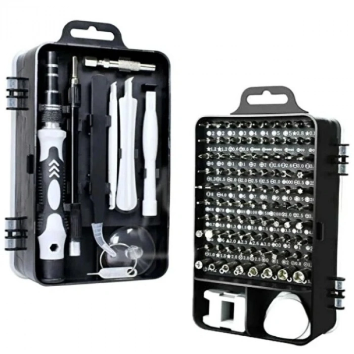 VipMarketim 115 Parça Manyetik Uçlu Hassas Tornavida Seti