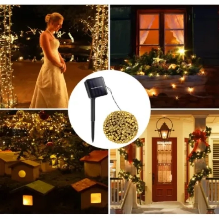 VipMarketim 11M 100 LED Solar Gün Işığı
