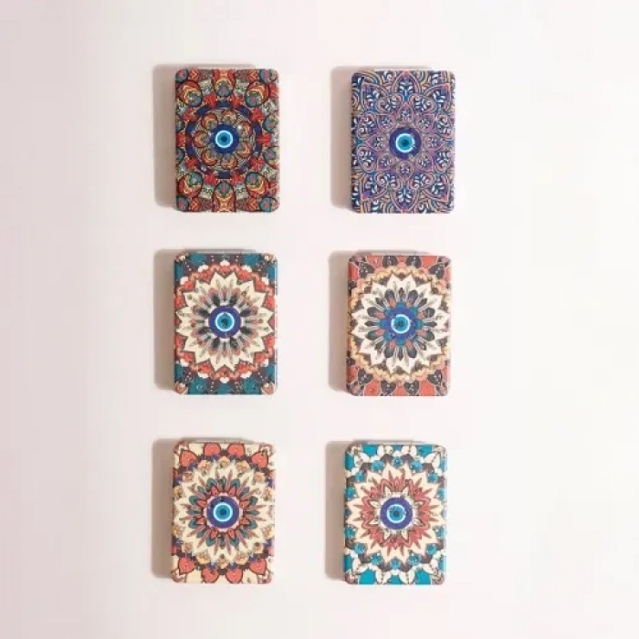 VipMarketim 12 Adet Büyüteçli Dikdörtgen Cep Aynası