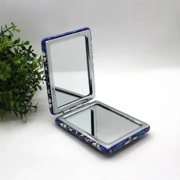 VipMarketim 12 Adet Büyüteçli Dikdörtgen Cep Aynası