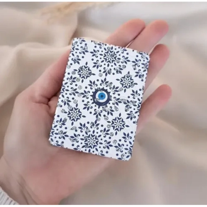 VipMarketim 12li Büyüteçli Dikdörtgen Cep Aynası Seti