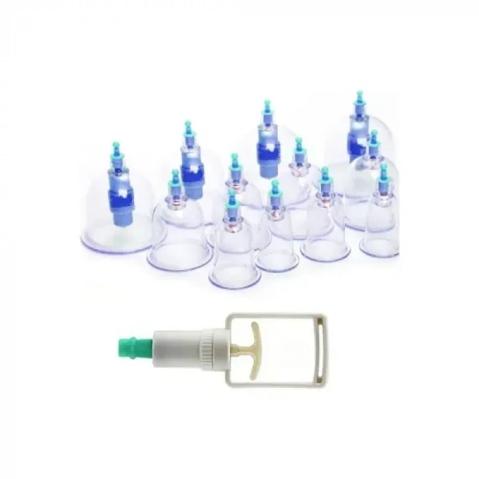 VipMarketim 12Li Hacamat Masaj Kupa Set