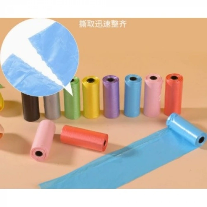 VipMarketim 12li Köpek Dışkı Poşeti Düz Renkli Set