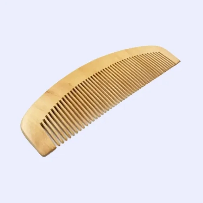 VipMarketim 12li Oval Dar Dişli Ahşap Tarak Seti