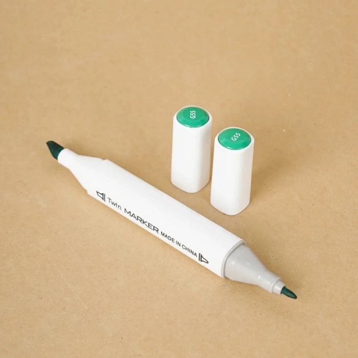 VipMarketim 12 Parça Çift Taraflı Marker Boya Kalemi