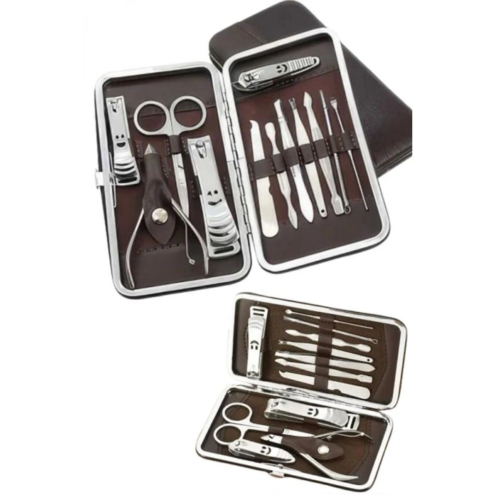 VipMarketim 12 Parça Manikür Pedikür Seti Tırnak Bakımı Nasır Temizleme El Ayak Bakımı