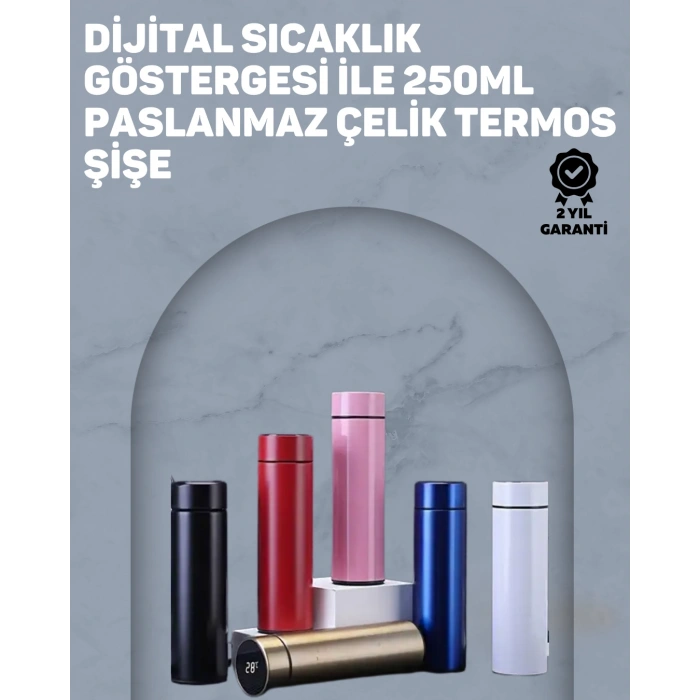 VipMarketim 12 Saat Sıcak 24 Saat Soğuk Tutabilen Paslanmaz Termos