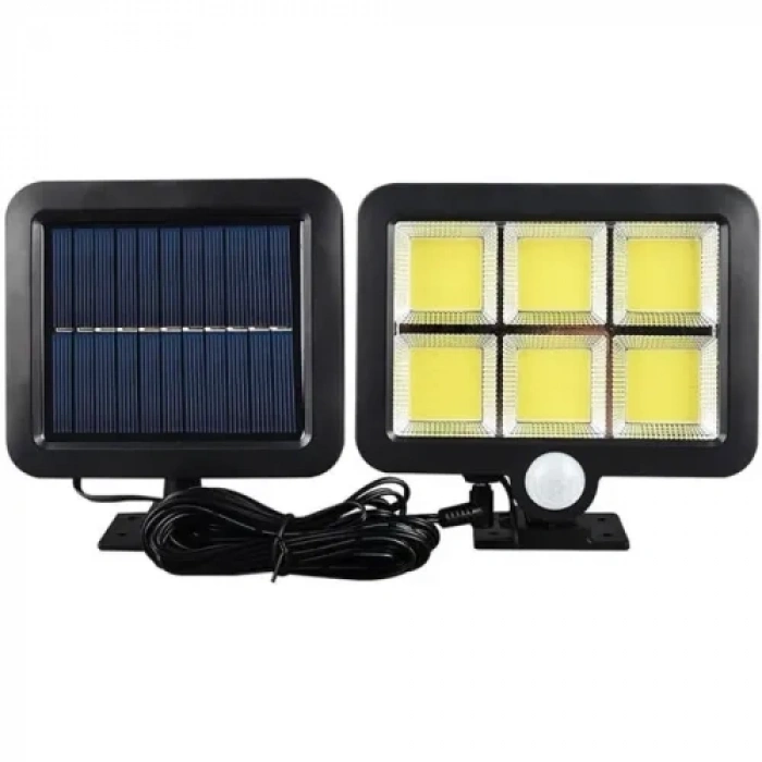 VipMarketim 120 COB LED Solar Panelli 3 Modlu Duvar Lambası