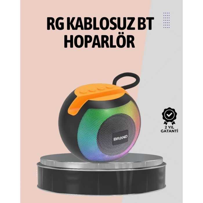 VipMarketim 1200mAh Uzun Pil Ömürlü Bluetooth Hoparlör
