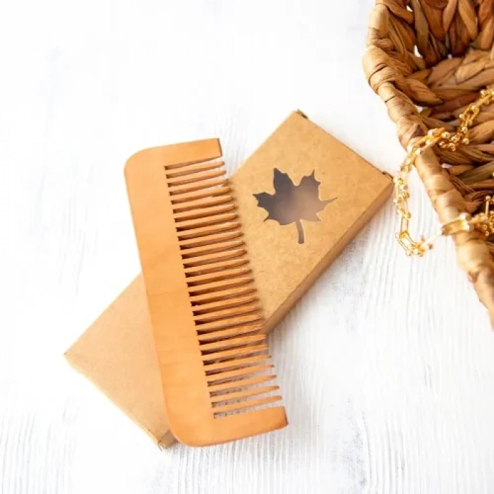 VipMarketim 12li Ahşap Geniş Dişli Tarak Seti