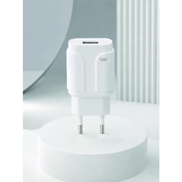 VipMarketim 12W USB Şarj Adaptörü 5V 2.4A Hızlı ve Güvenli Şarj Başlığı