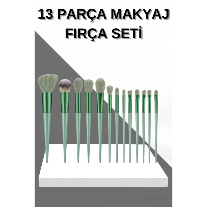 VipMarketim 13 Parça Makyaj Fırça Seti Far Fırçası Allık Fırçası Yumuşak Uçlu
