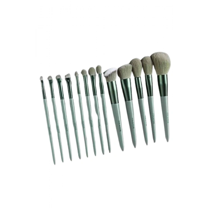 VipMarketim 13 Parça Taşınabilir Kılıflı Profesyonel Makyaj Fırça Seti Pudra Allık Fondöten Fırçası