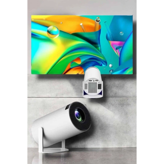 VipMarketim 130 İnç Geniş Ekran ve 4K Destekli Full HD Projeksiyon Cihazı