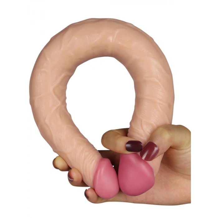 VipMarketim 14 İnç King Size Realistic Ladykiller Tapered Double Penetration