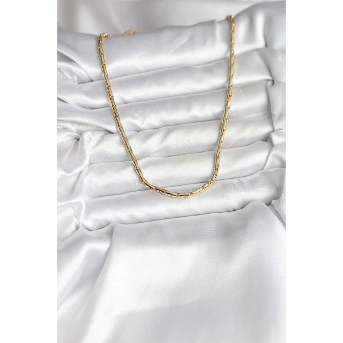 VipMarketim 14K Gold Renk Kaplama Model CM Kadın Kolye 5886