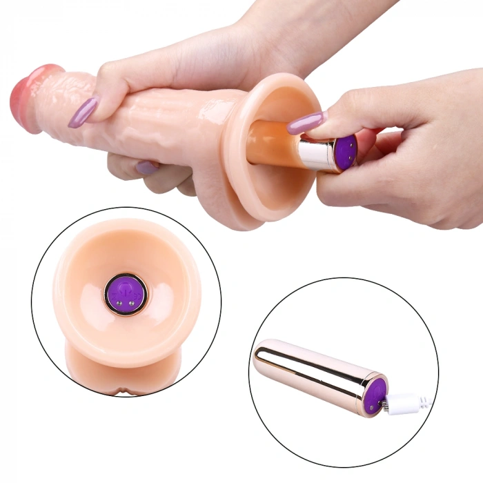 VipMarketim 19CM Gerçekçi Ten Rengi Dildo Penis