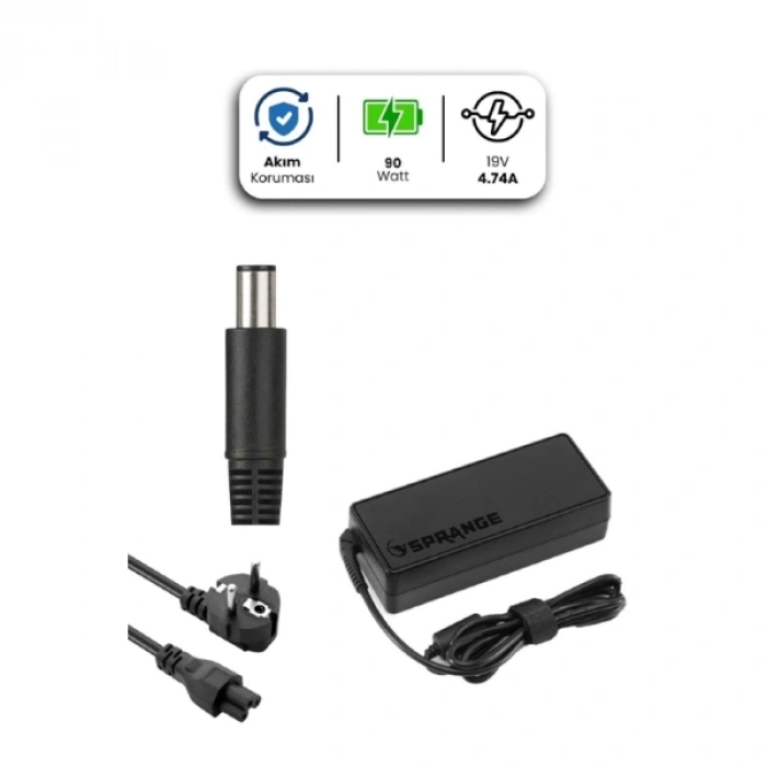 VipMarketim 19V 4.74A 7.4 * 5.0mm 90W HP İçin Laptop Adaptör