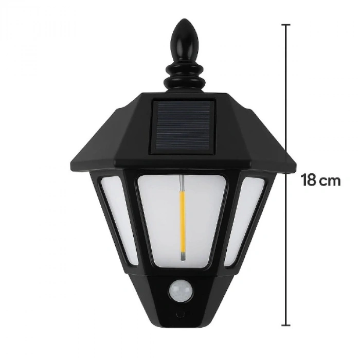 VipMarketim 2li Solar Cob Led Sensörlü Duvar Lambası