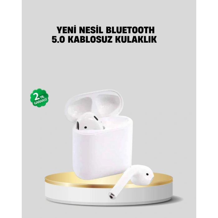 VipMarketim 2. Nesil Bluetooth 5.0 Kablosuz Kulaklık Su Geçirmez HD Ses