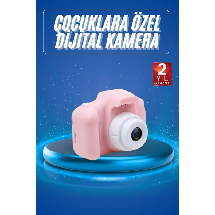 VipMarketim 2.0 Inç Ekran Mini 1080p Hd Çocuk Kamera Dijital Fotoğraf Makinesi