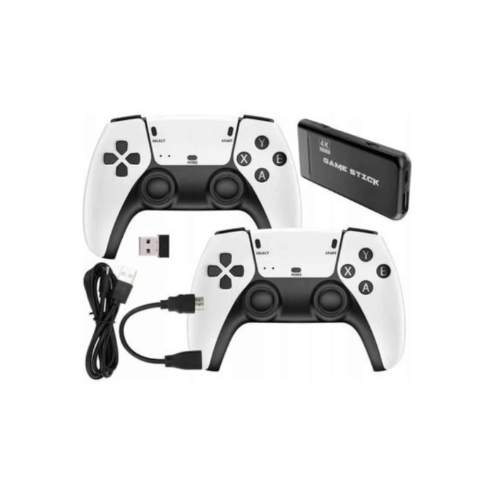 VipMarketim 20.000 Oyunlu Kablosuz Çift Kol Retro Oyunlar Çift Kollu Game Stick