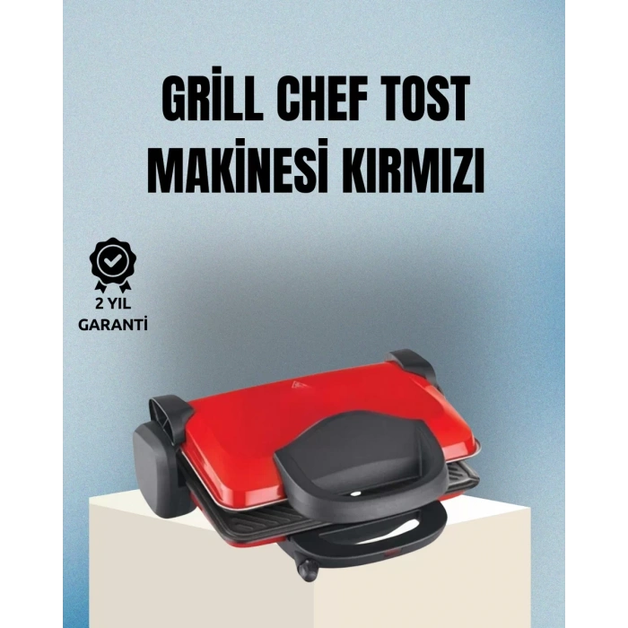 VipMarketim 2000W Tost ve Izgara Makinesi – Granite/Teflon Plaka Seçenekli