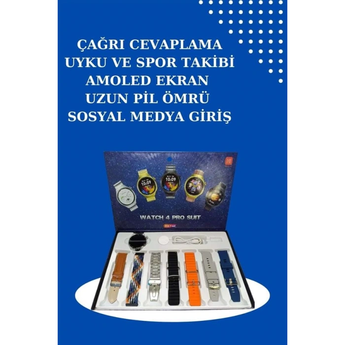 VipMarketim 2025 Model Akıllı Saat ve 2.Nesil TWS Bluetooth Kulaklık Yüksek Ses Kaliteli