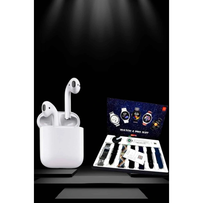 VipMarketim 2025 Model Akıllı Saat ve 2.Nesil TWS Bluetooth Kulaklık Yüksek Ses Kaliteli