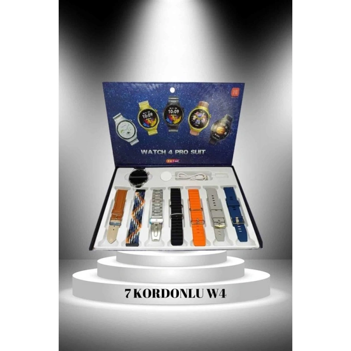 VipMarketim 2025 Model Çok Kordonlu Akıllı Saat ve Bluetooth Kulaklık El Fenerli