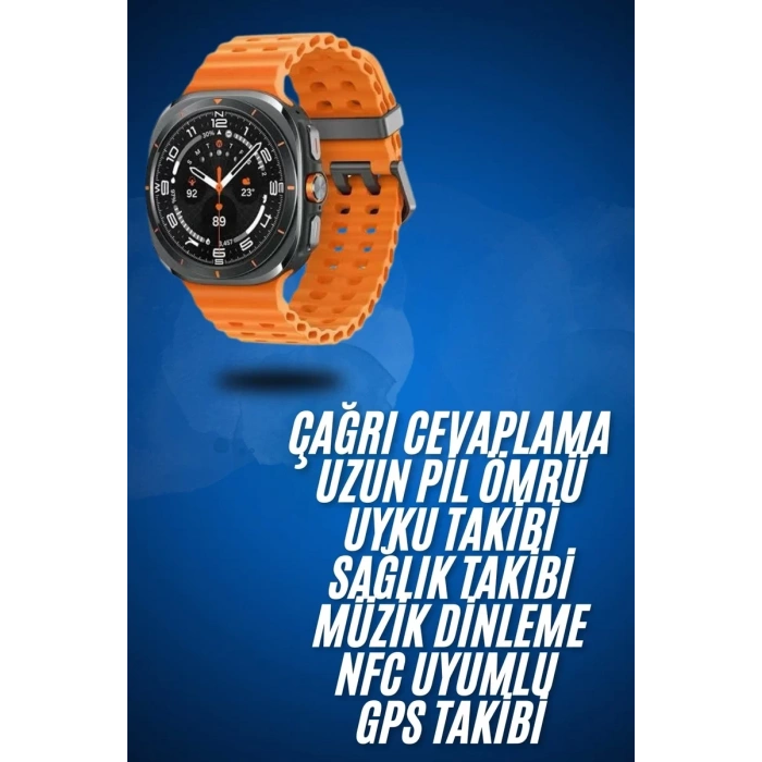 VipMarketim 2025 Model Gelişmiş Özellikli Nabız Sensörlü Spor Takibi Yapabilen Titreşimli Saat Yeni Nesil