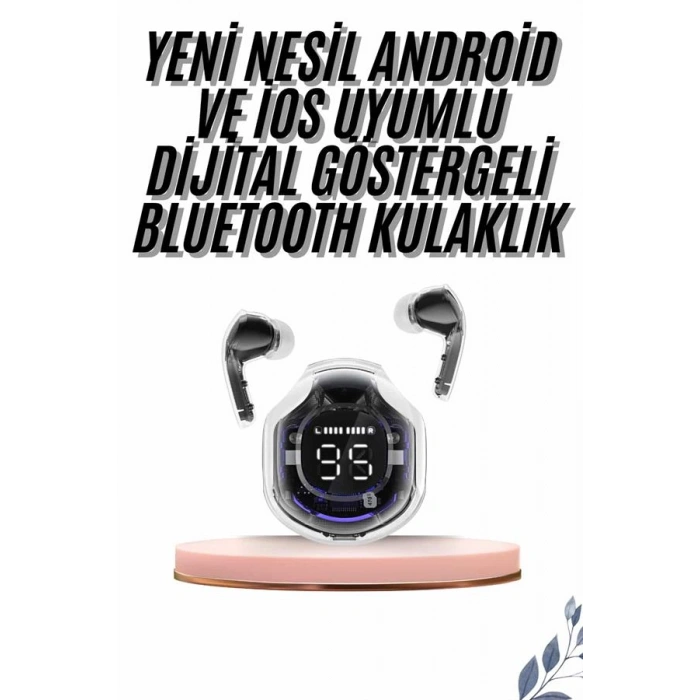 VipMarketim 2025 Model Kablosuz Bluetooth Kulaklık ANC ENC Destekli HİFİ Stereo