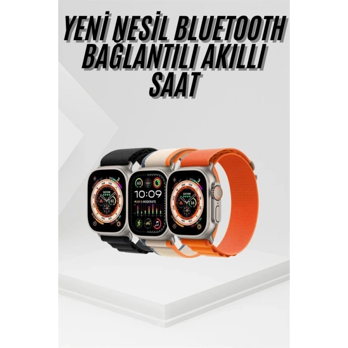 VipMarketim 2025 Yeni Model Akıllı Saat Android ve İOS Uyumlu Çağrı Cevaplama