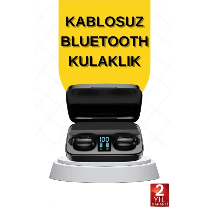 VipMarketim 2025 Yeni Model Bluetooth Kulaklık Stereo TWS Kulaklık 5.0 Bluetooth Yüksek Ses Kaliteli