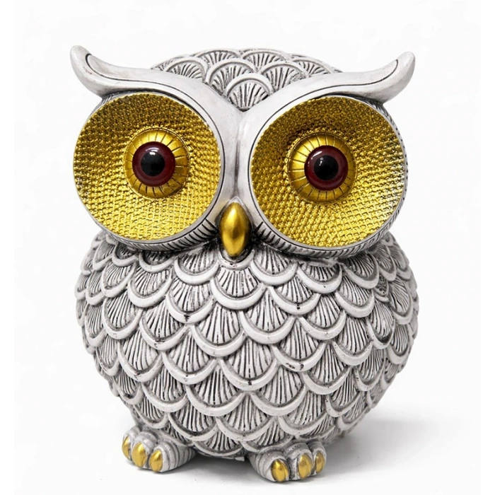 VipMarketim 20x15 cm Polyester Baykuş Figürü