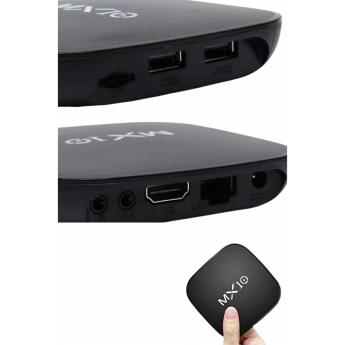 VipMarketim 2.4G Wifi Tv Box Medya Oynatıcı TV Uyumlu MX Box Kutusu Android TV