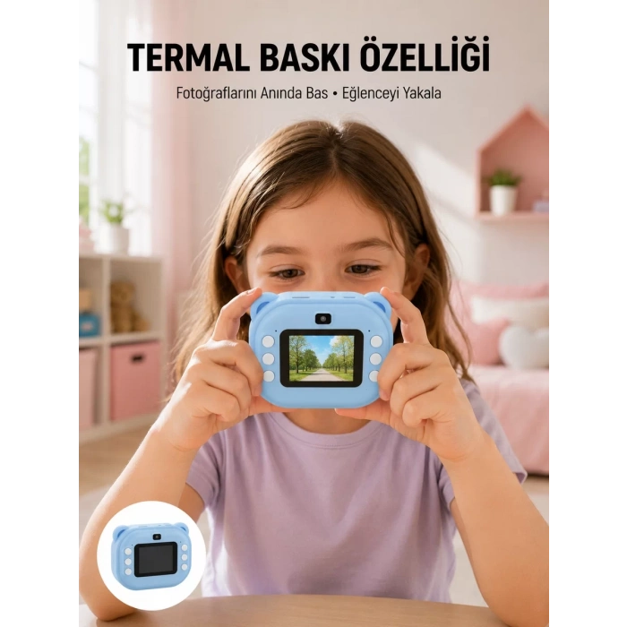 VipMarketim 24MP HD Şipşak Kamera – Termal Baskılı Çift Lensli HD