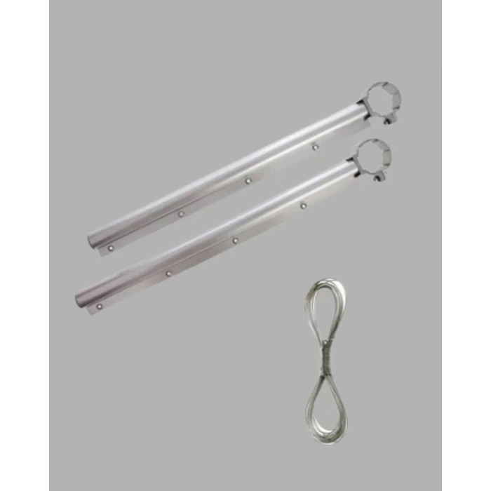 VipMarketim 25x60 cm Çamaşır Askılığı Kare Balkon Demiri İçin Dayanıklı Tasarım